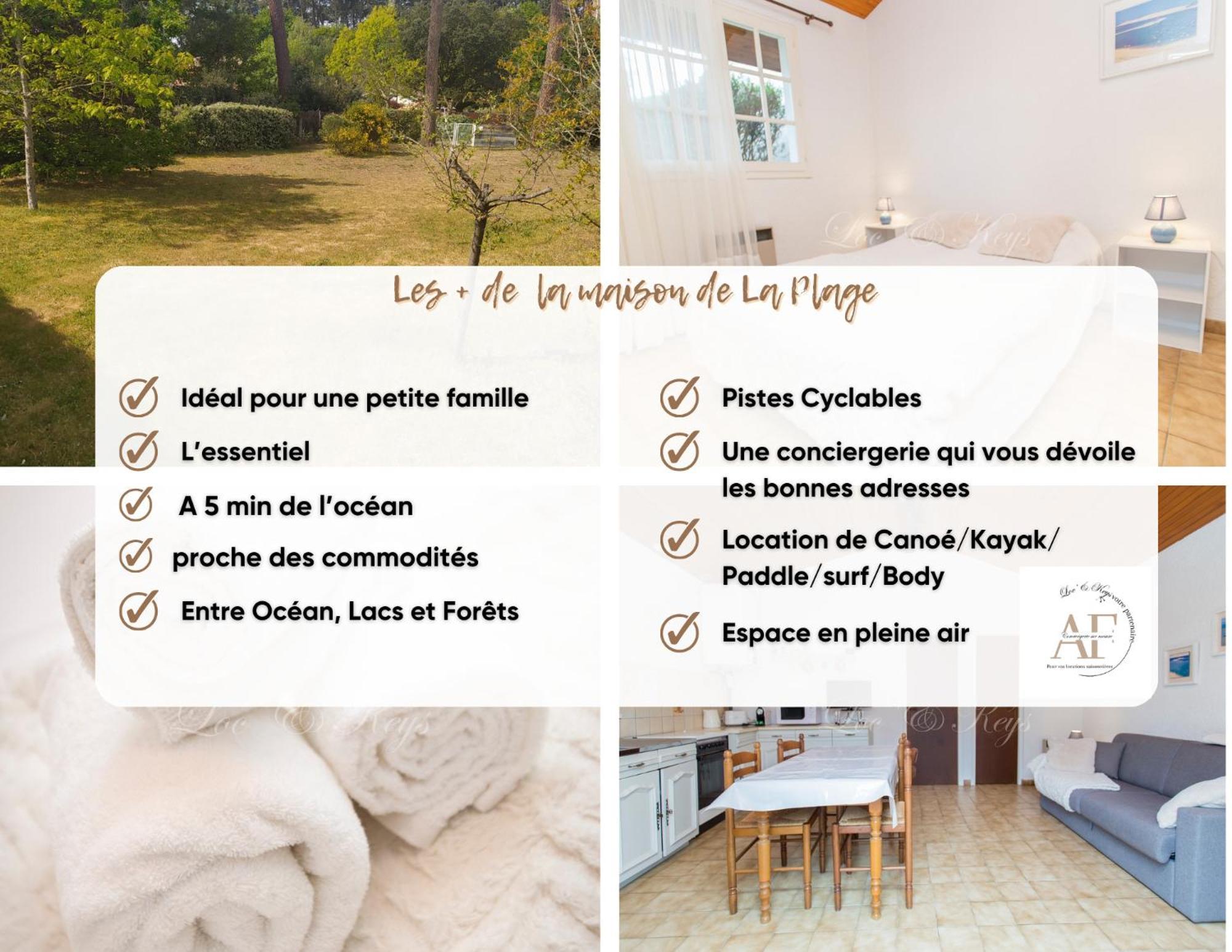 Petite Maison A Biscarrosse - Plage Exterior foto